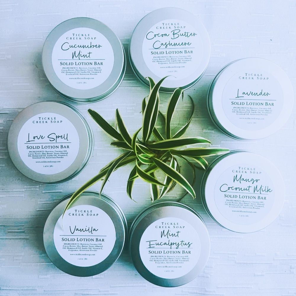 Organic Solid Lotion Bars-Vanilla - Picture 2 of 2